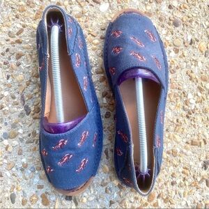 Coach Peep Toe Canvas 7.5